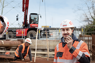 Auszubildender im Fokus