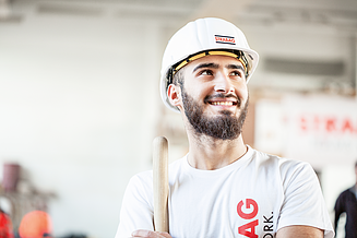 Ausbildung im Verkehrswegebau Auszubildender im Fokus